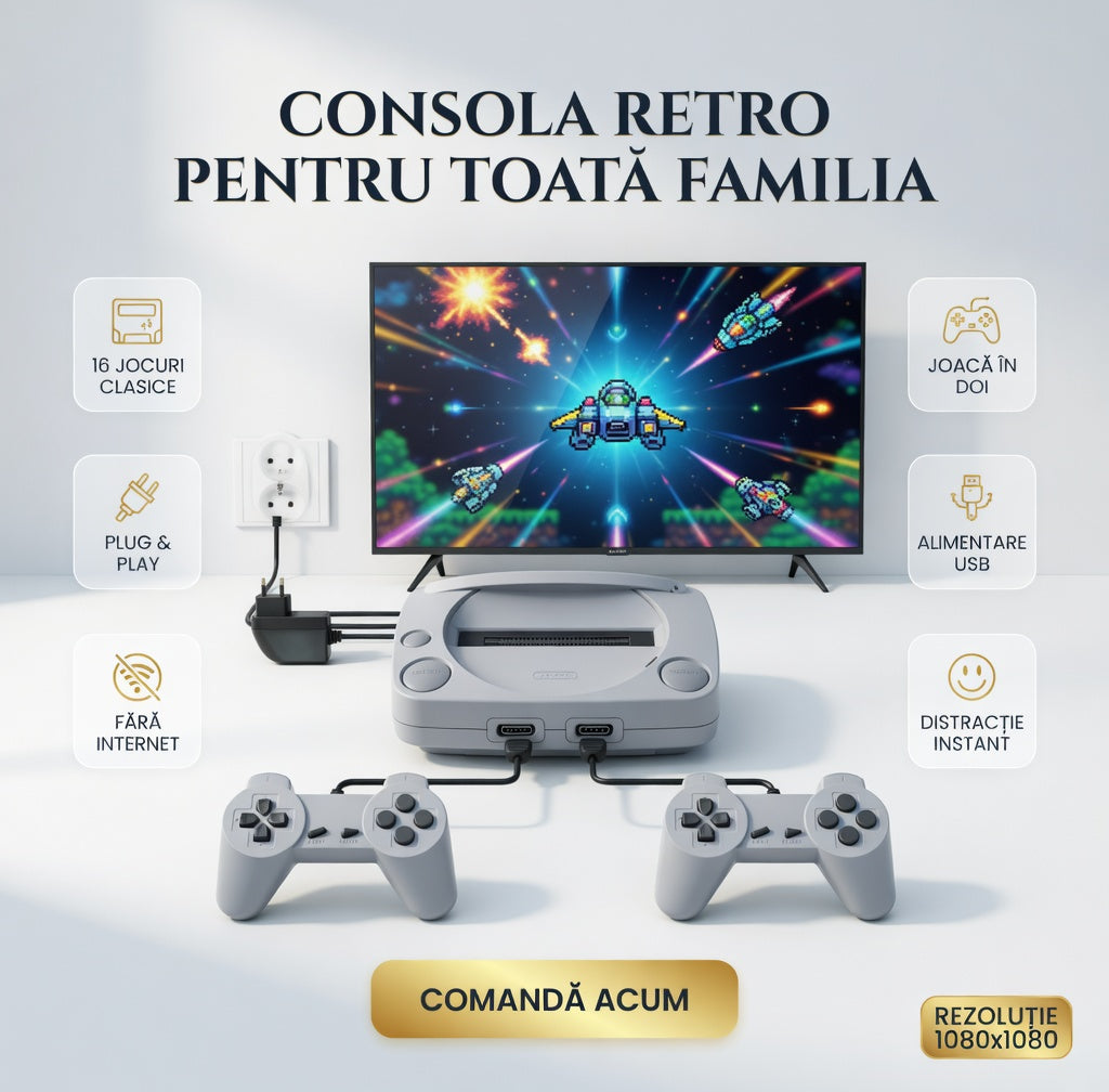 Consola de jocuri video retro - Super 8 BIT Game TY 368
