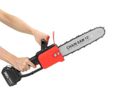 Drujba electrica cu lant 12 inch, cu 1 Acumulator, 48 V, Lithium, , 1200 W, 4800rpm, 305mm