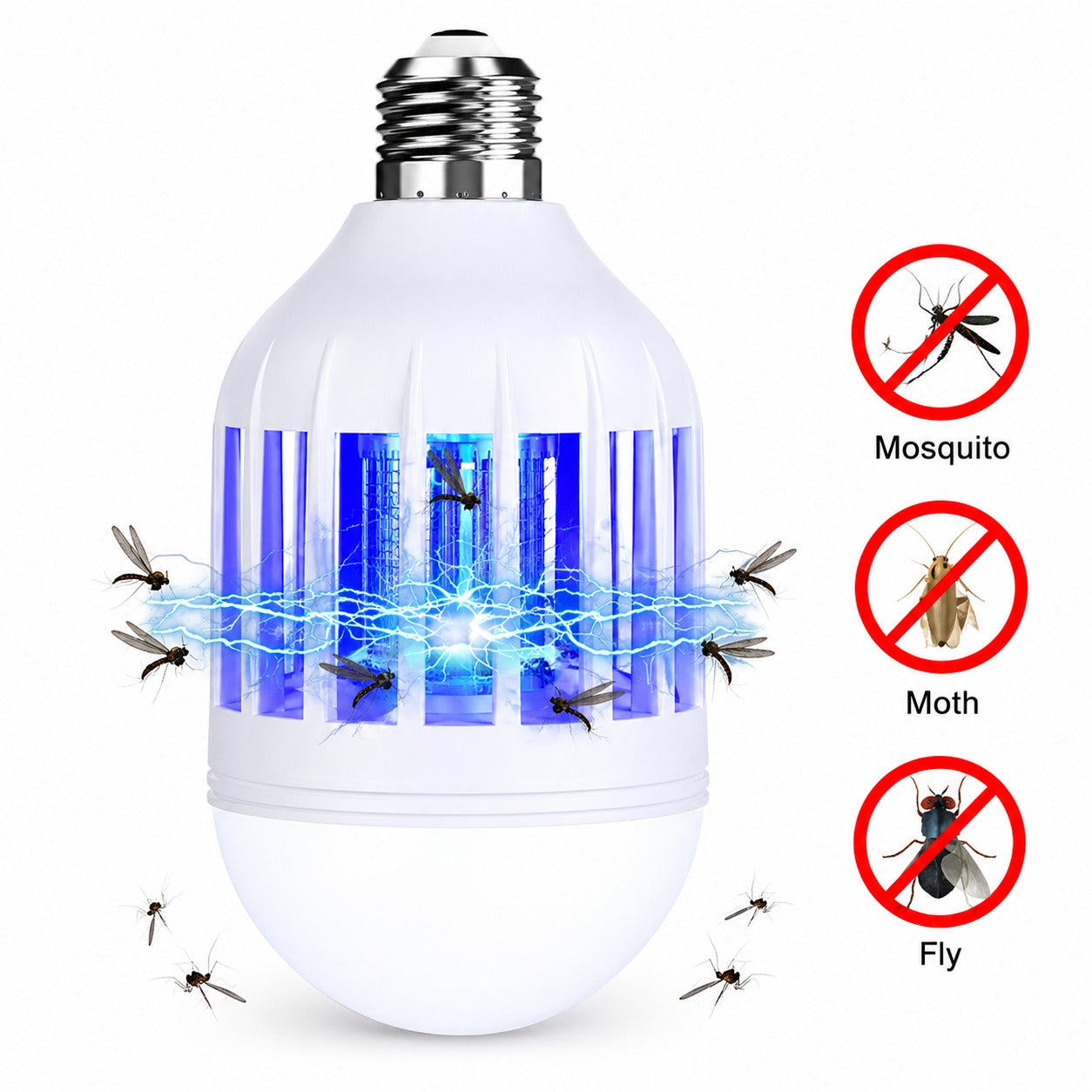 Lampa LED Anti-Insecte 12W cu Soclu E27