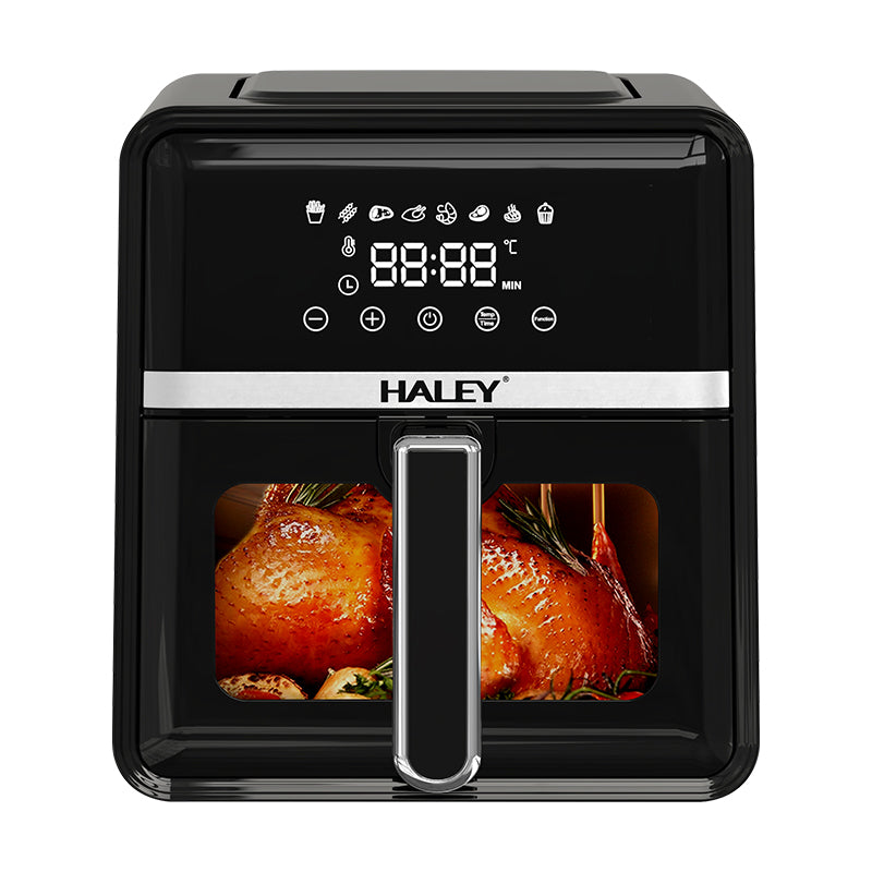 Air Fryer HALEY 7L, 2000W, Geam Transparent, Display Digital Touch