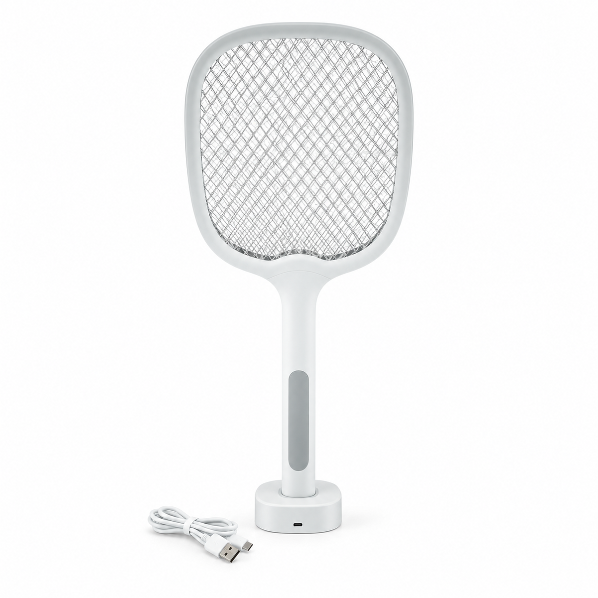 Paletă Electrică Anti-Insecte 2 în 1 cu Lampă UV, Mod Manual și Automat, Acumulator 1200 mAh