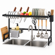 Uscător de Vase Supraetajat din Inox – Organizare Modernă și Spațiu Optimizat în Bucătărie