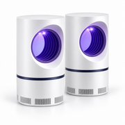 Pachet 2 Lămpi UV Anti-Țânțari și Insecte cu Ventilator Silențios și Alimentare USB