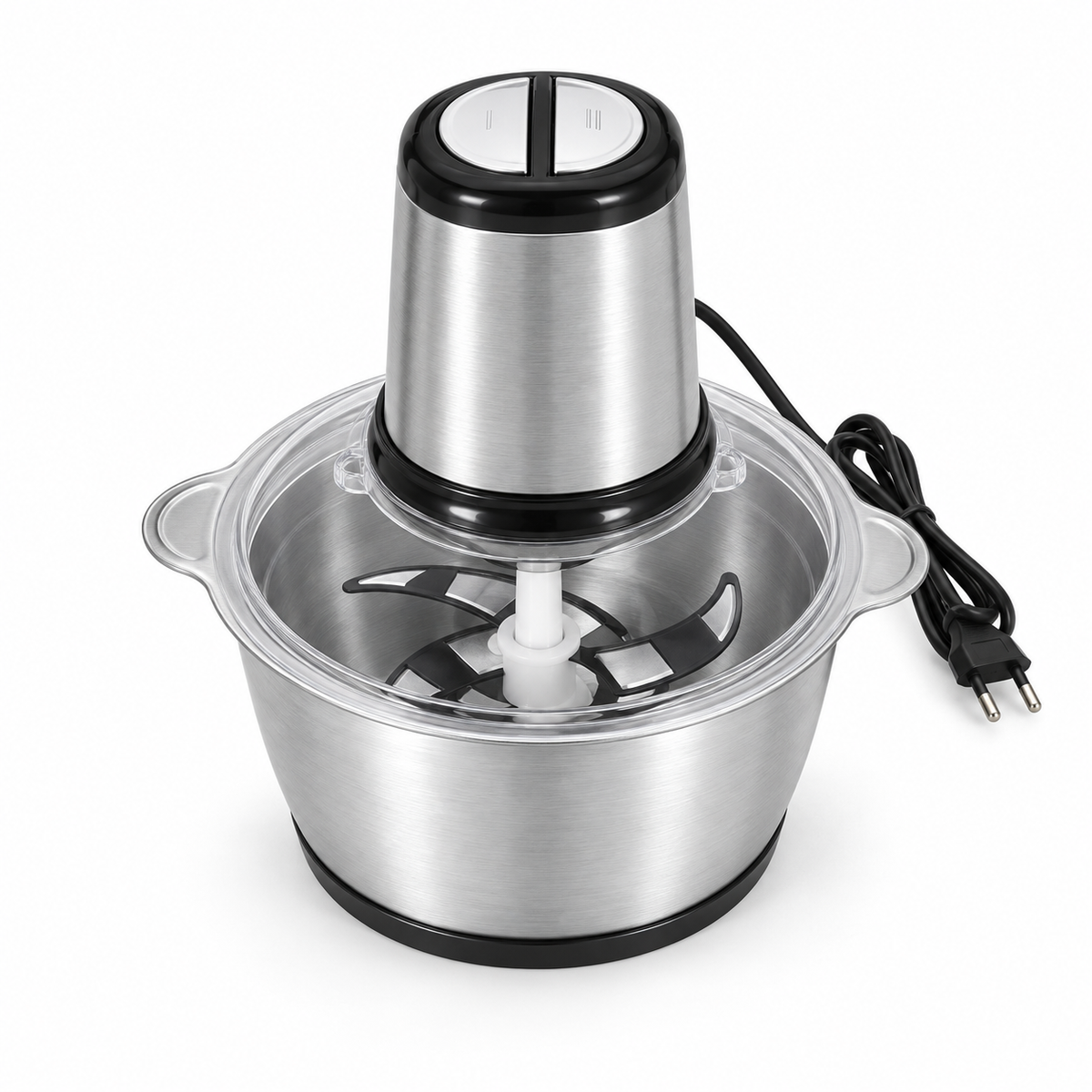 Tocator electric inox 3 L, 250W, 2 trepte de viteză