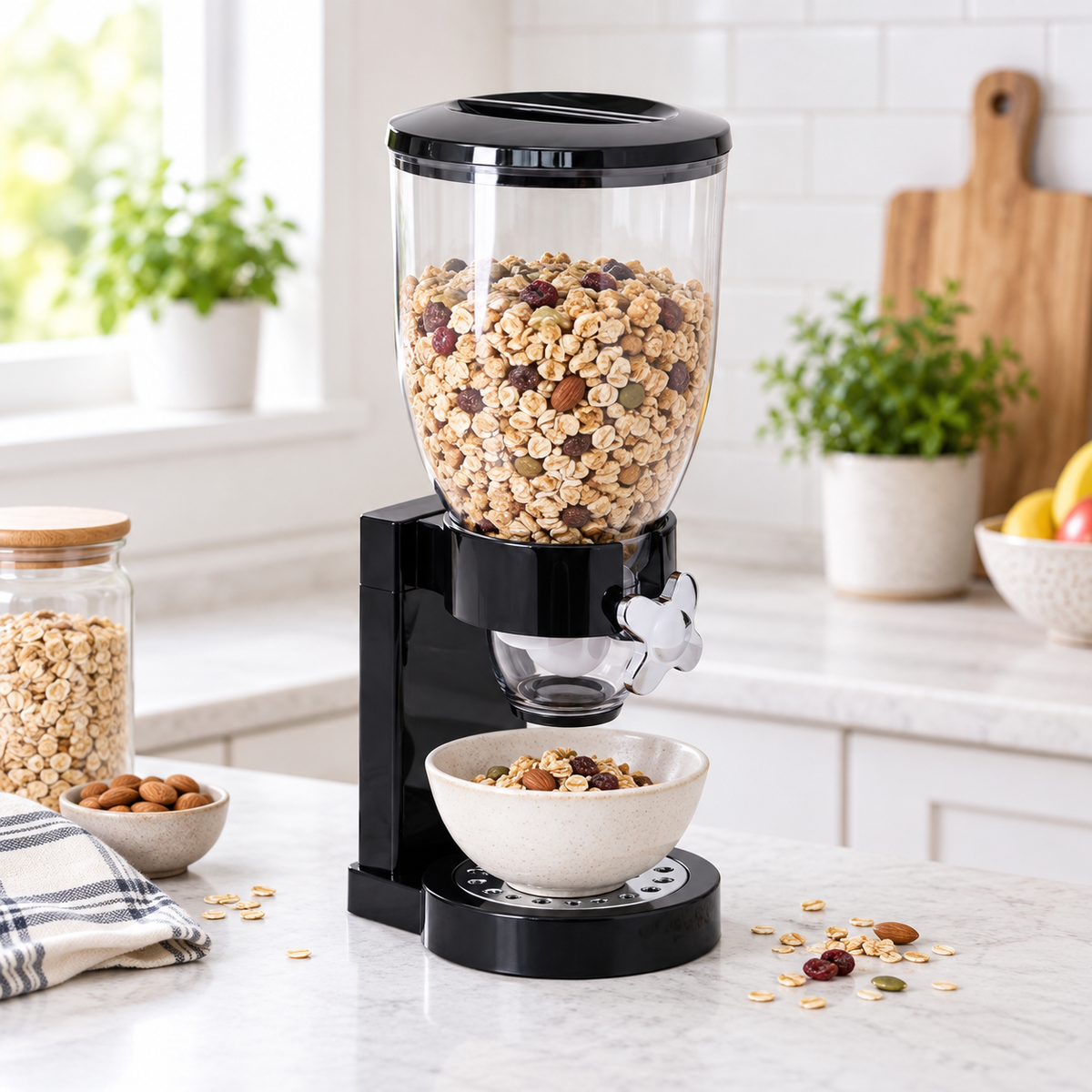 Dispenser pentru cereale – organizare, prospetime si servire rapida