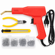 Set Pistol Profesional pentru Sudat Plastic, 50W, Încălzire Rapidă, 200 Capse, Clește, Cutter și Geantă