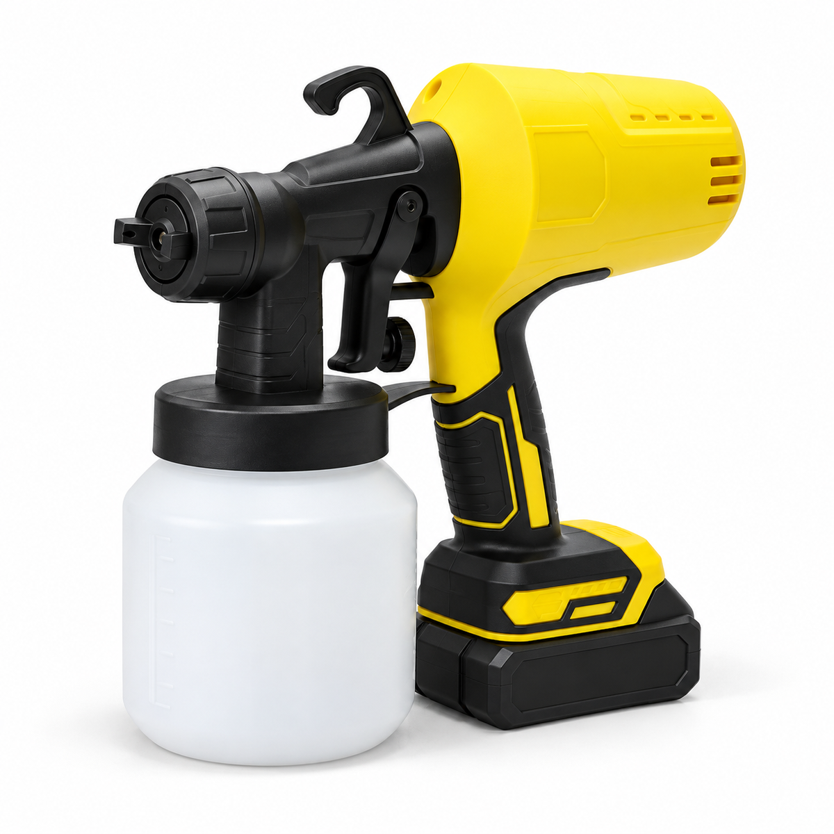 Stație de Vopsit cu Acumulator 20V, 3000 PSI – Sistem Profesional fără Fir, Container 800ml, HVLP, Mobilitate Totală