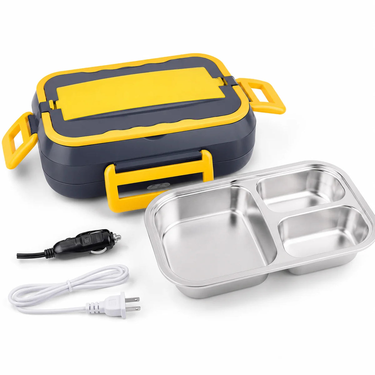 Cutie de Prânz Electrică 40W, 1,5 L – Încălzire Rapidă, Alimentare la Priză și Auto