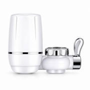 Filtru de apă pentru robinet, cu 3 trepte de filtrare, montare directă la chiuvetă