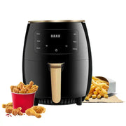 Friteuza cu aer cald, S-18 Air Fryer, 2400W, afisaj digital, LCD Touch control