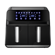 Friteuza cu aer cald dubla, 8L, tehnologie 3D Air Flow, Touch-Screen, gatit sanatos si crocant
