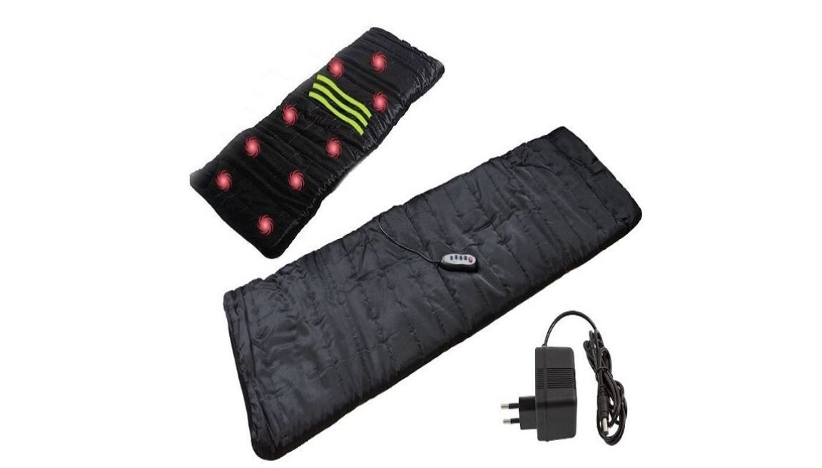 Saltea Reversibilă Masaj 9 Zone, 9 Motoare, Căldură – Telecomandă