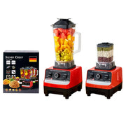 Blender 2-in-1 4500W negru-rosu cu 15 viteze si functie pulp