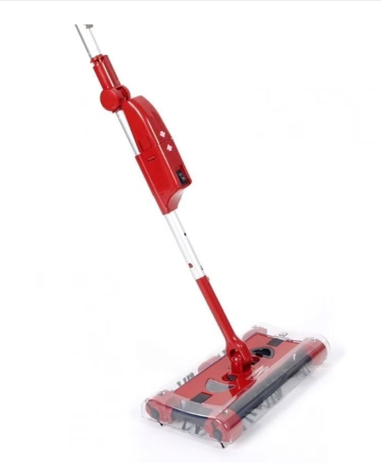 Mătură electrică rotativă portabilă, cu acumulator – roșie