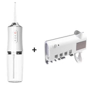Pachet igienă orală: irigator 3 programe + dozator pastă cu sterilizare UV