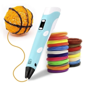 Creion 3D cu afisaj LCD – stilou creativ fără fir, cu încărcare USB