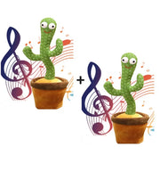Două cactusuri interactive care dansează și imită vocea – accesoriul perfect de joacă pentru copii.