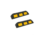 Set opritoare roată cauciuc cu benzi reflectorizante — pachet 2 bucăți