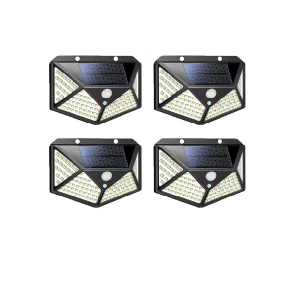 Set 4 lampi solare cu senzor de mișcare – 3 moduri