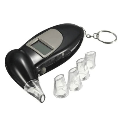 Alcooltest digital cu 4 capete de rezervă – măsurare precisă a alcoolemiei