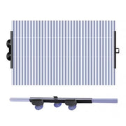Parasolar auto retractabil cu ventuze – 150 x 70 cm, aluminiu