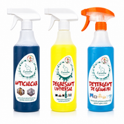 Pachet Promo Anticalcar Degresant Detergent Geamuri Elefantino 750ml