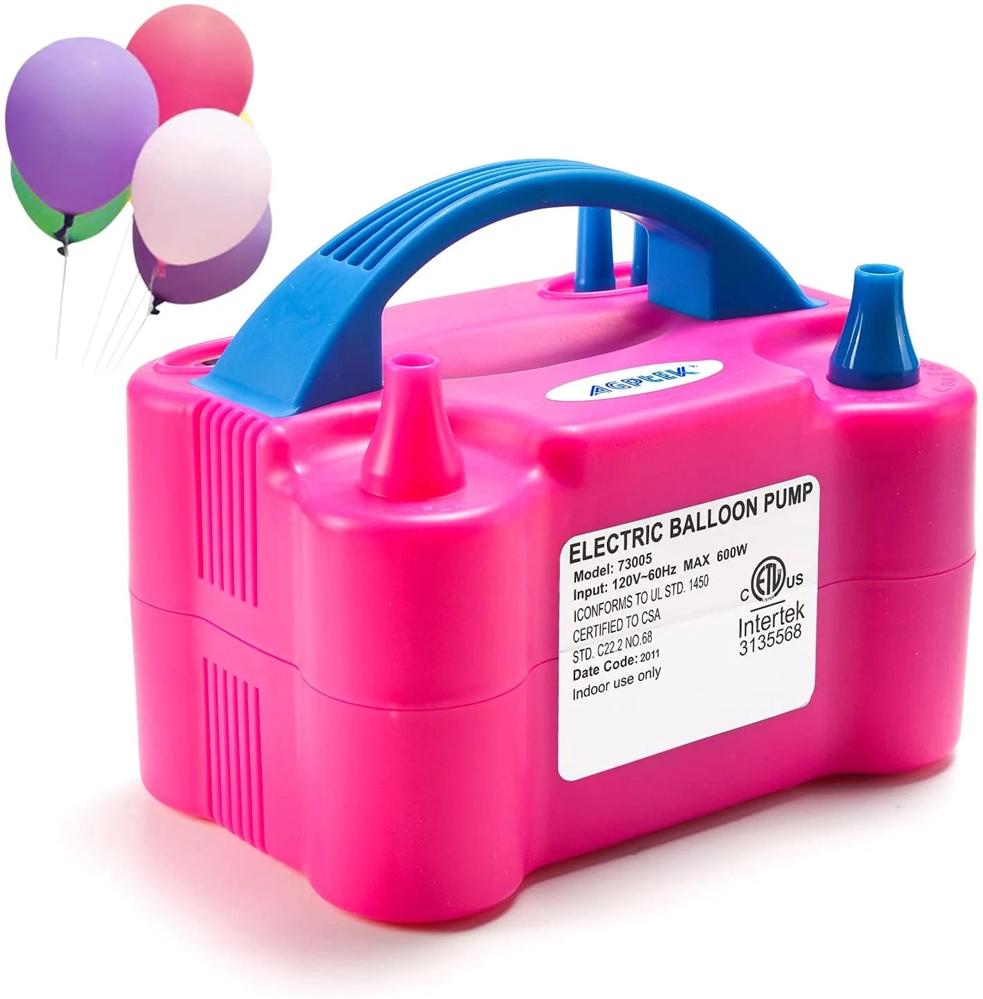 Pompa Electrica Profesionala pentru umflat baloane si obiecte gonflabile, Putere 600 W, Alimentare 220V