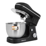 Mixer cu Bol HALEY HY-2409, 1200W, Bol Inox 7L, 6 Viteze + Funcție Pulse, Negru/Inox