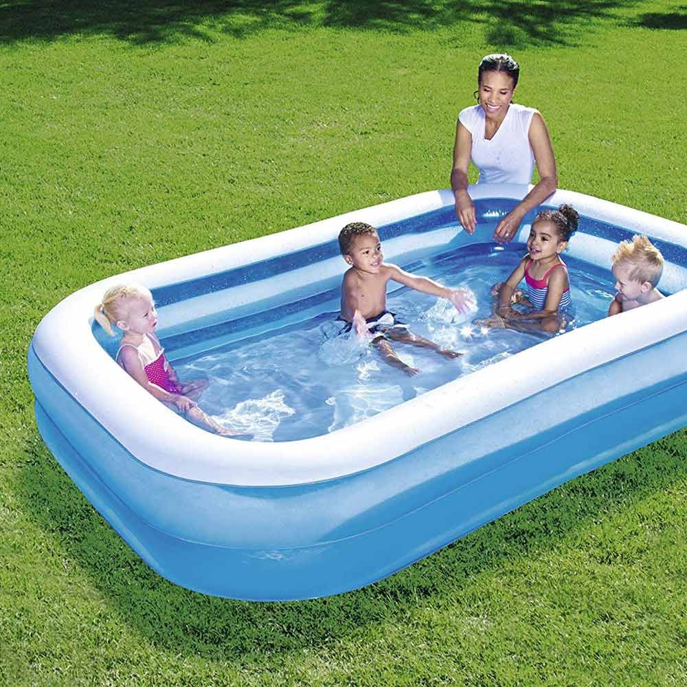 Piscina gonflabila Intex, 200x150x50 cm, 2 inele, Family Pool XL