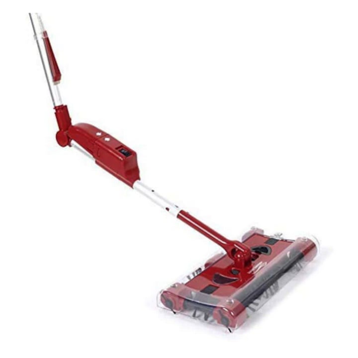 Mătură electrică rotativă portabilă, cu acumulator – roșie