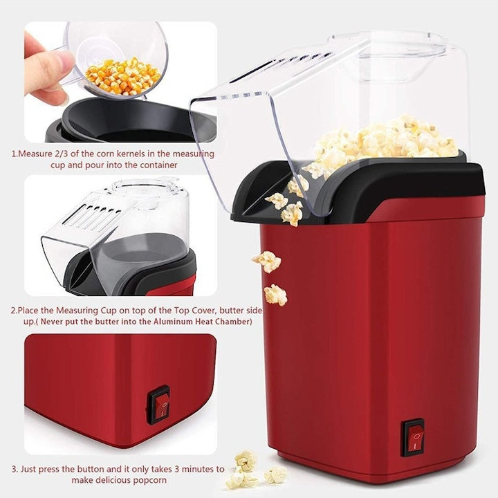 Aparat de facut popcorn, fara ulei