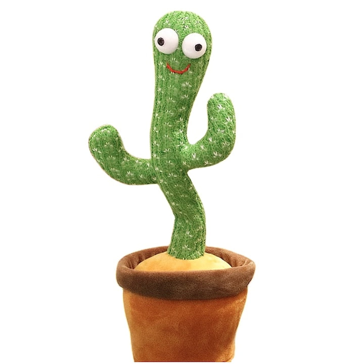 Două cactusuri interactive care dansează și imită vocea – accesoriul perfect de joacă pentru copii.