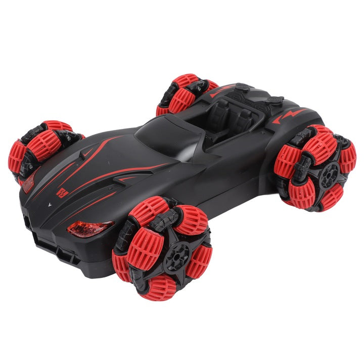 Masina cascadorii RC cu lumini LED, spray si control prin gesturi – 2.4G, rosu