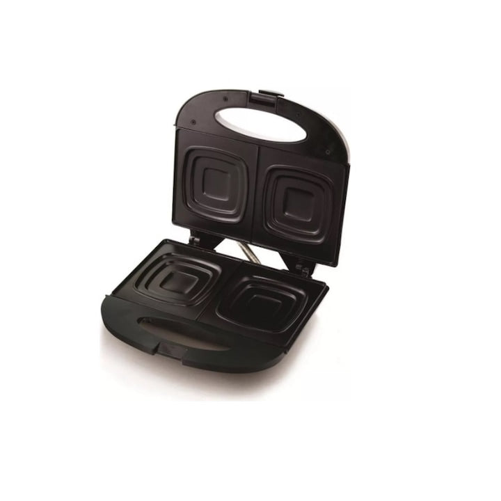 Aparat de sandwich-uri 750W, placi antiaderente, 2 sandwich-uri simultan