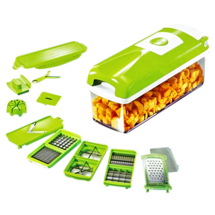 Razatoare pentru fructe si legume, 11 moduri, verde