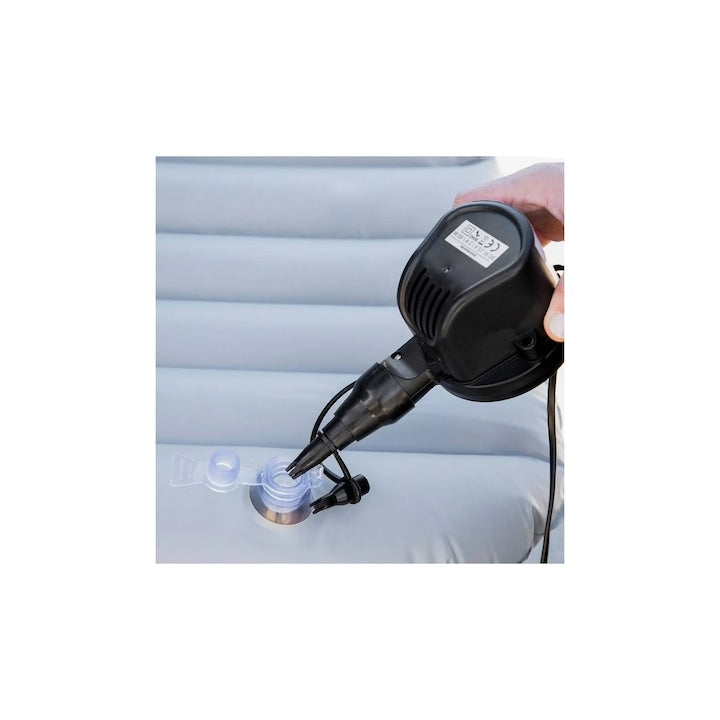Saltea de dormit auto, PVC gonflabilă 72 × 132 cm — gri