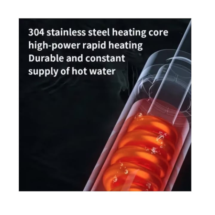 Încălzitor electric apă cu afișaj digital de temperatură și protecție la supraîncălzire