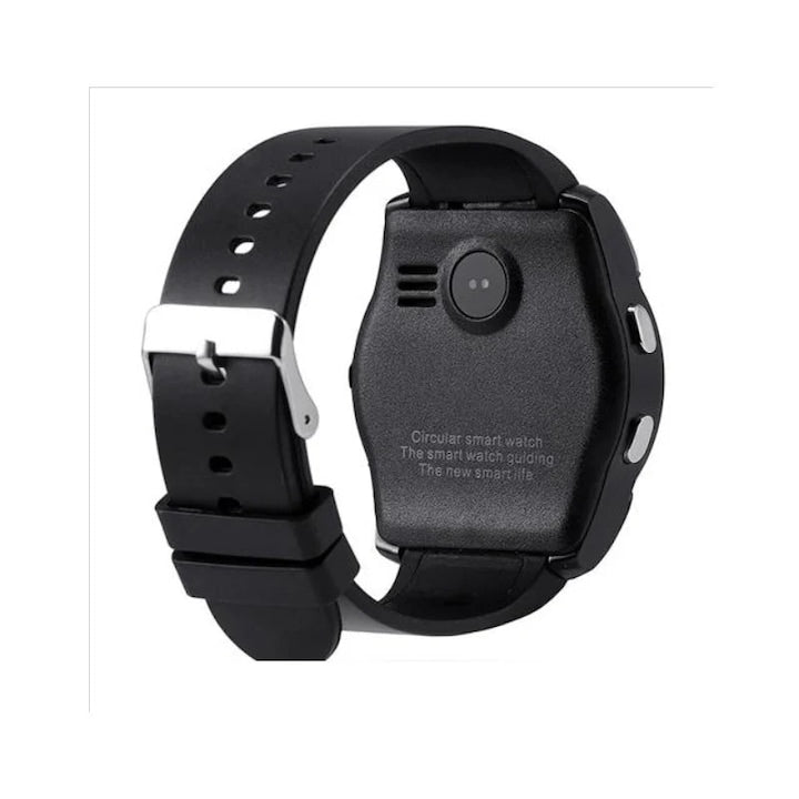 Ceas Smartwatch V8 Negru – Apeluri, SMS, MP3, Cameră, Android