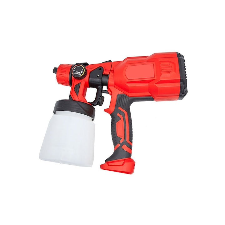 Pistol de Vopsit Portabil Fără Fir 800 ml, 3 Modele Pulverizare, Compatibil Baterie 21V