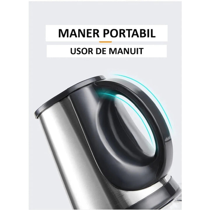 Tocator electric carne si legume, 4 lame inox, 2 viteze, capacitate mare, bol inox