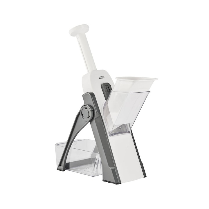 Razatoare Mandolina Multifunctionala cu Recipient si 4 Tipuri de Taiere – Precizie si Rapiditate in Bucatarie
