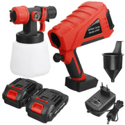 Pulverizator Electric de vopsea cu 2 acumulatori de 48v, 800ml - 3 moduri de pulverizare, ideal pentru tavane, pereti si garduri