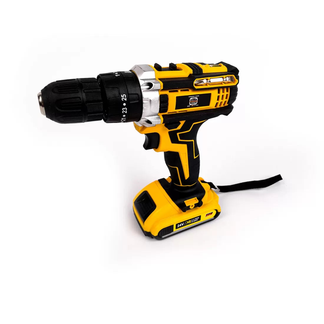 Mașină de Găurit și Înșurubat cu Percuție, Fără Fir, 36V 8.0Ah, 500W, 2 Acumulatori, 30 Accesorii